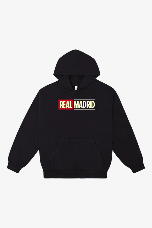 PRINTED REAL MADRID FLEECE HOODIE REGULAR FIT