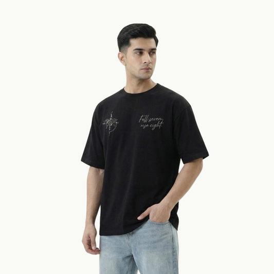Rise eight oversized tee