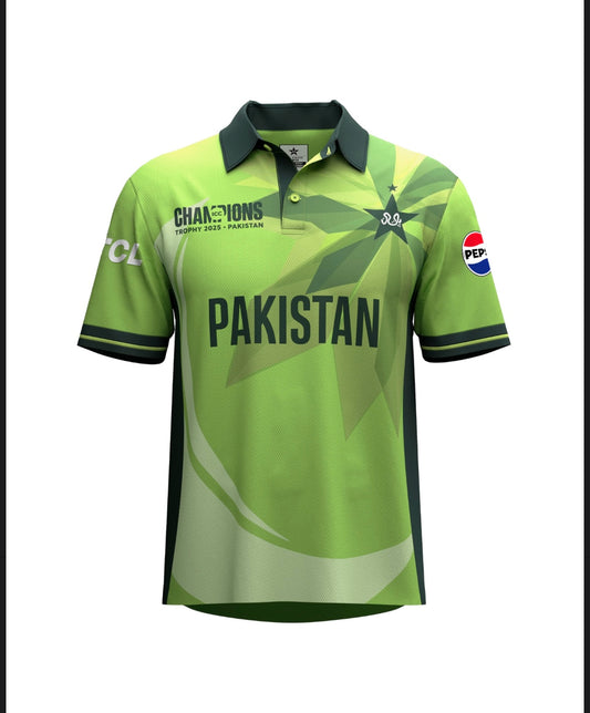 Pakistan 2025 Champions Trophy Jersey, Regular Fit | Unisex
