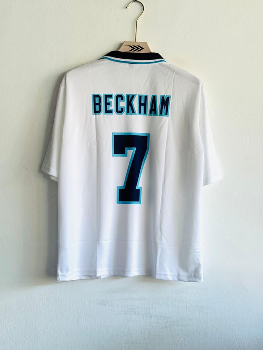 England 1996 Home Kit Beckham – Vintage Regular Fit Unisex