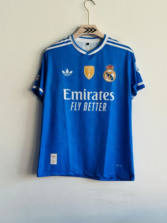 Real Madrid 25/26 Third Kit – Mbappé | Vintage, Unisex, Regular Fit