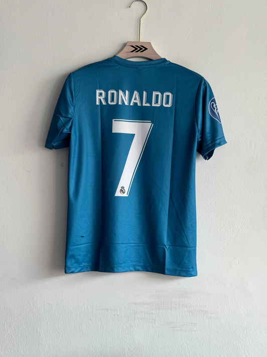 REAL MADRID 2017-18 THIRD JERSEY – RONALDO-Vintage-Regular Fit