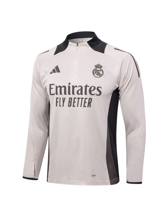Soccer quarter zipper real madrid