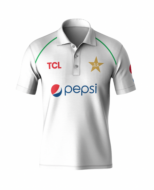 Pakistan Test Cricket Shirt – Regular Fit (Unisex)