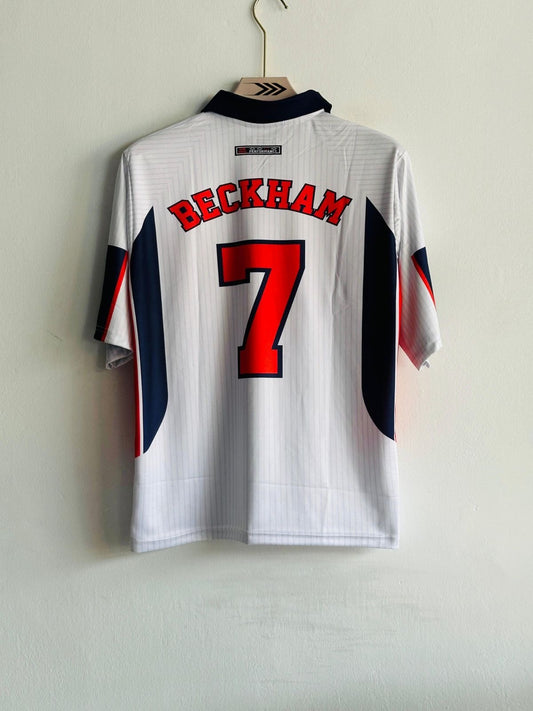 ENGLAND 1998 VINTAGE HOME KIT – BECKHAM - Regular fit