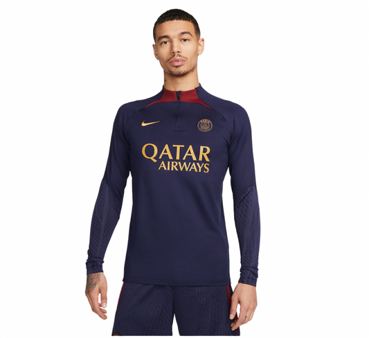 Paris half neck zipper training jersey - regular fit