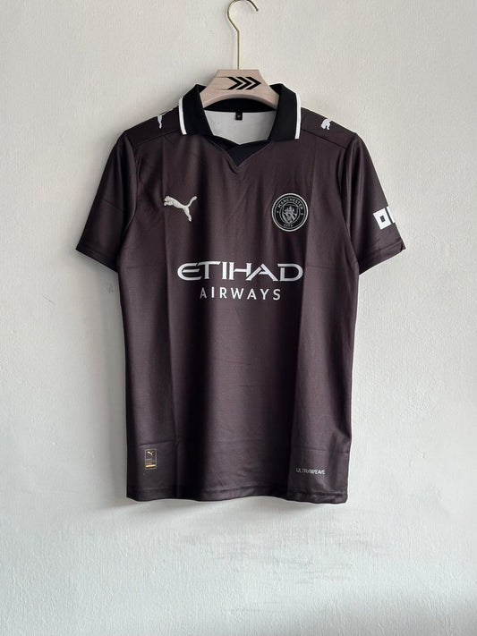 MANCHESTER CITY 25/26 AWAY KIT — BLACK MARMOUSH - Regular Fit