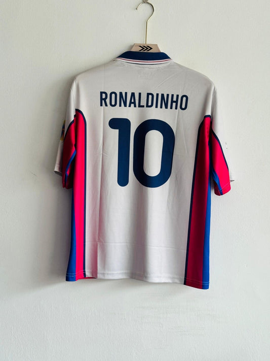 BARCELONA 1998-99 AWAY KIT | Ronaldinho | Vintage | Regular Fit | Unisex