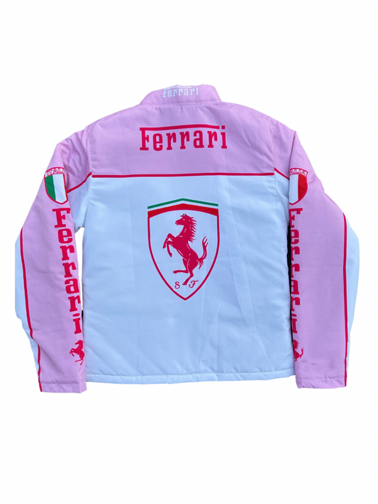 F1 Ferrari Pink Winter jacket