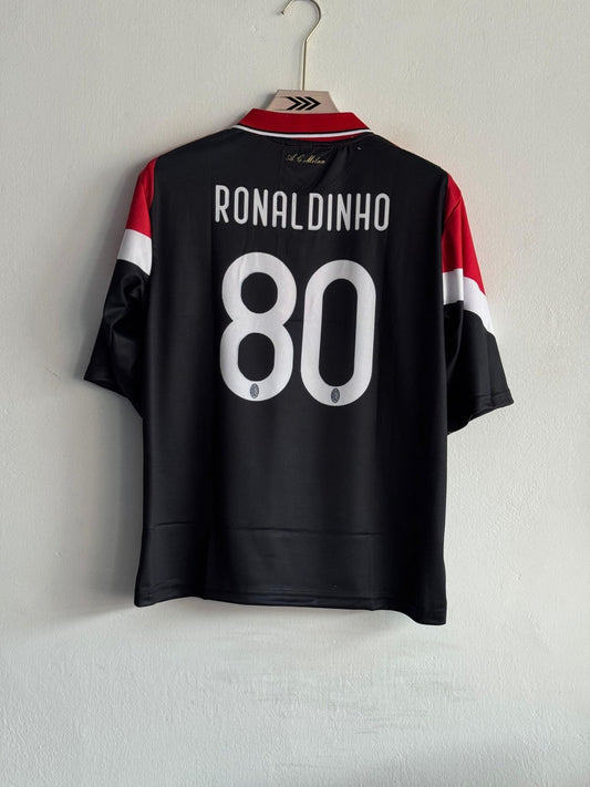 AC Milan Retro Kit – Ronaldinho - REGULAR FIT