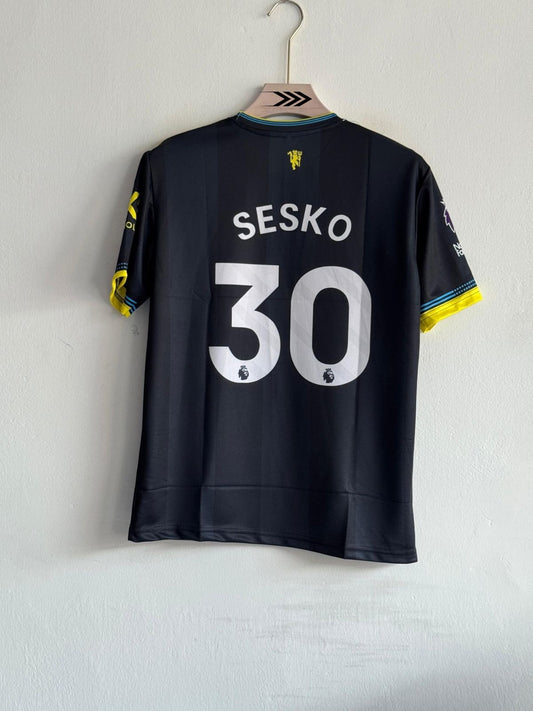 Manchester United 2025/26 Third Kit | Šeško – Vintage Unisex Regular Fit