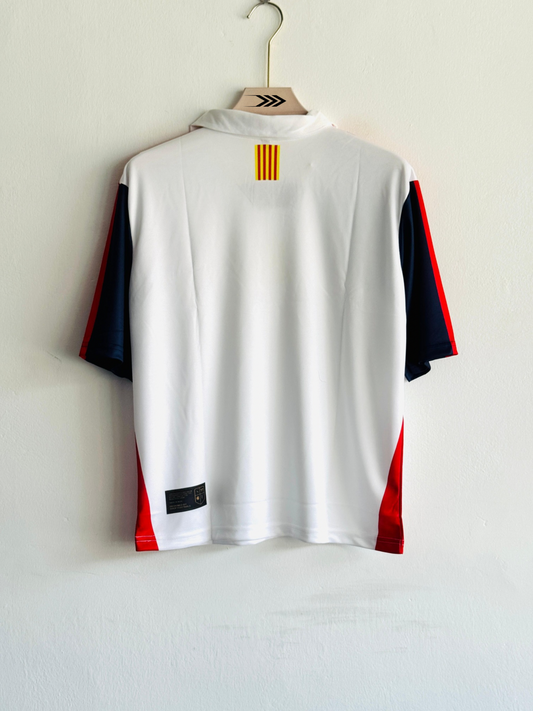 Barcelona Vintage Jersey Five-Sleeve Polo Regular Fit