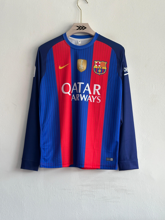 Barcelona Vintage 2016-17 Home Kit – Messi Edition-Regular fit