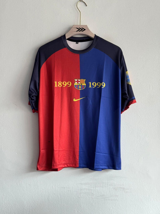 Barcelona Vintage 1999-2000 Home Kit β Messi - Regular fit