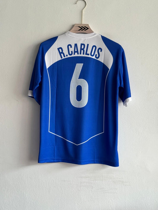 BRAZIL 2004 AWAY KIT | R. Carlos Edition | Vintage | Regular Fit | Unisex