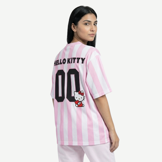 Hello kitty mesh oversized jersey