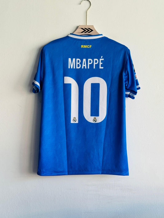 Real Madrid 25/26 Third Kit – Mbappé | Vintage, Unisex, Regular Fit