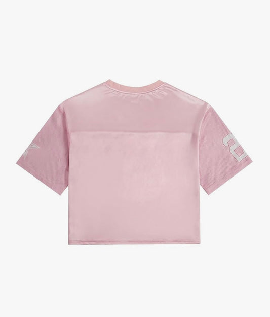 Blessed 29 crop tee mesh crop top