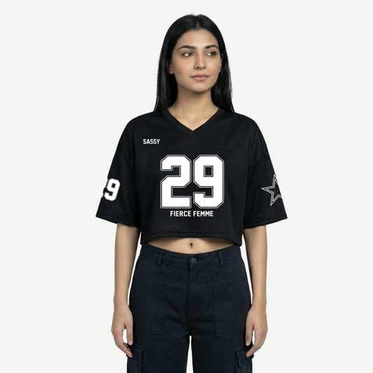 Sassy mesh Croptop