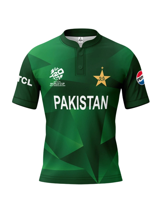 Pakistan 2024 Vintage Worldcup Jersey Regular Fit, Unisex