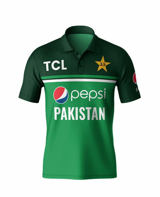 Pakistan 2024 Official ODI Cricket Shirt – Regular Fit (Unisex)