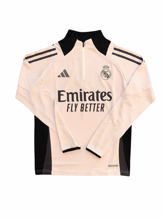 Soccer quarter zipper real madrid