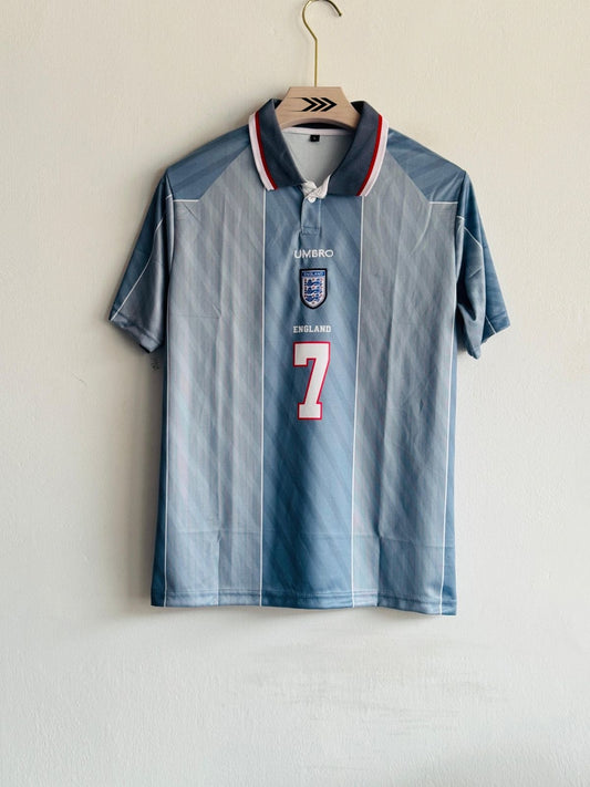 ENGLAND 1996 VINTAGE AWAY KIT – BECKHAM-  REGULAR FIT