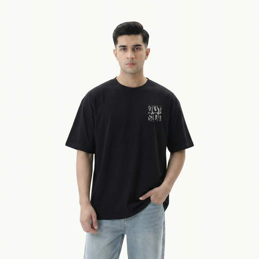 Outside box oversized tee