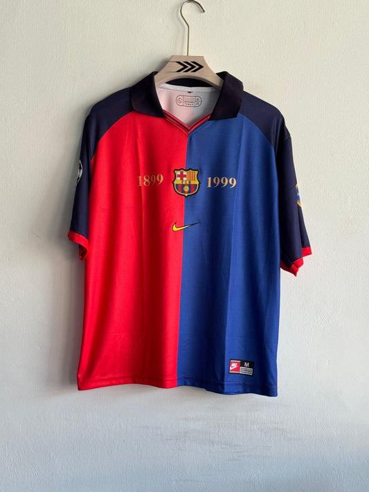 Barcelona 99/00 Home Kit – Guardiola | Vintage, Unisex, Regular Fit
