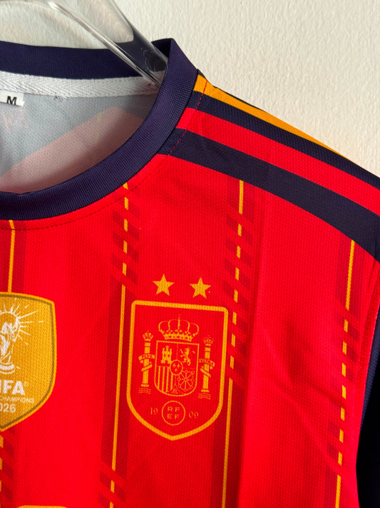 Red 2 Star WC Winning ESP Printed Jersey