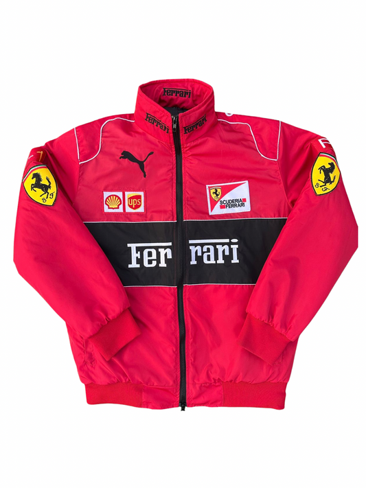 RACING JACKET EMBROIDERED PINK REGULAR FIT