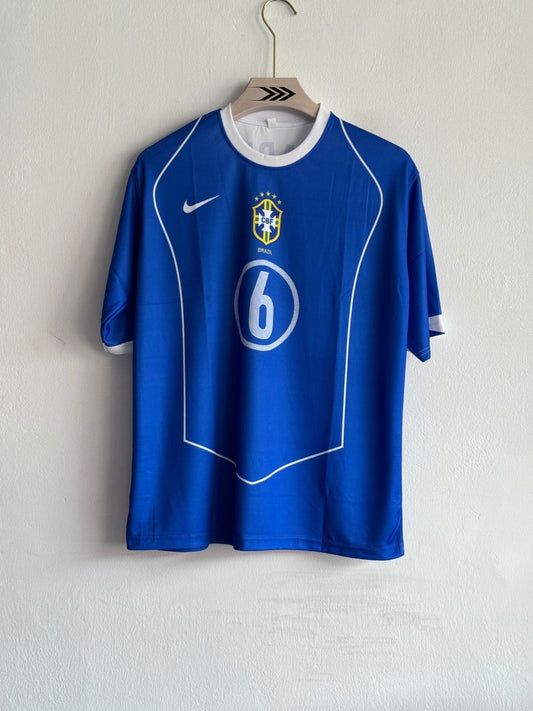 BRAZIL 2004 AWAY KIT | R. Carlos Edition | Vintage | Regular Fit | Unisex