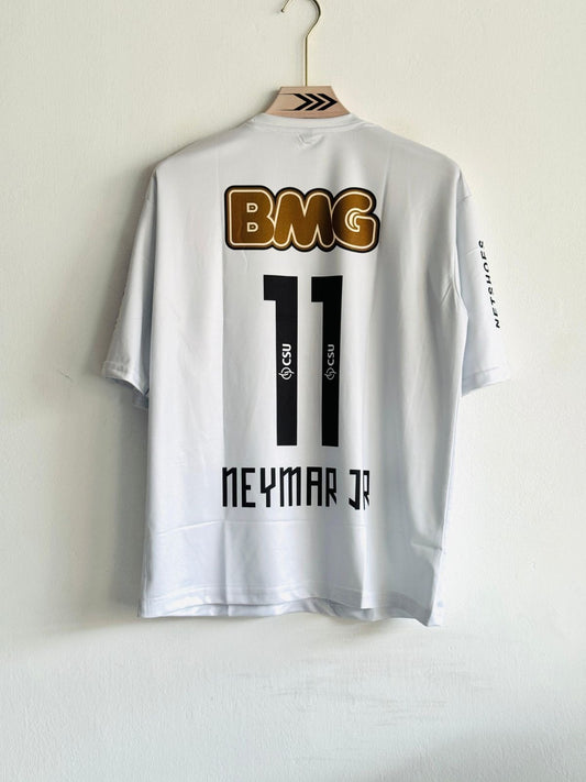 Santos 2011/12 Home Kit | Neymar Five-Sleeve – Vintage Unisex Regular Fit