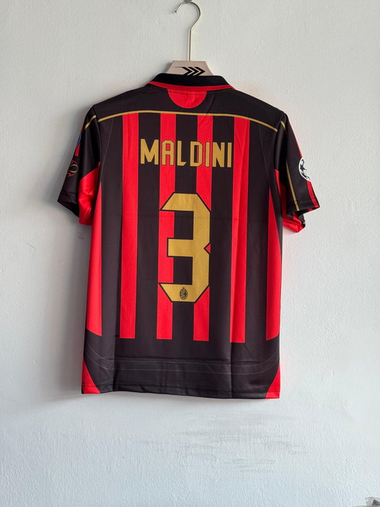AC Milan 2006-07 Home Kit – Maldini – Regular Fit – Vintage