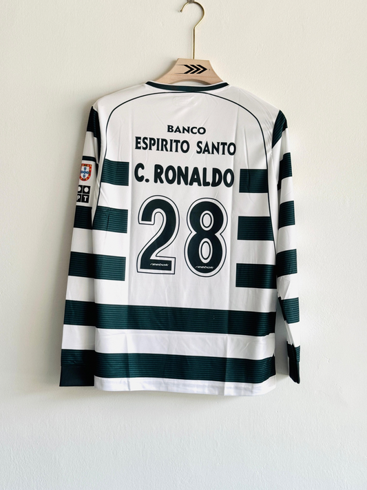Sporting 2002-03 Home Kit – Ronaldo Edition- Regular Fit