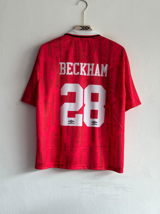 Manchester United vintage 1992-93 Home Kit – Beckham - Regular fit